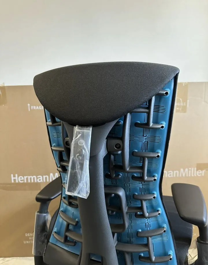 herman miller embody x logitech gaming chair black & cyan herman miller embody x logitech gaming chair black & cyan