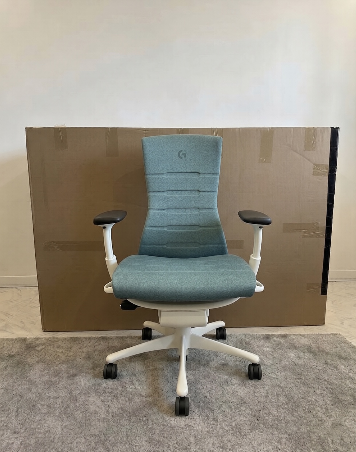 herman miller embody x logitech gaming chair galaxy & white herman miller embody x logitech gaming chair galaxy & white